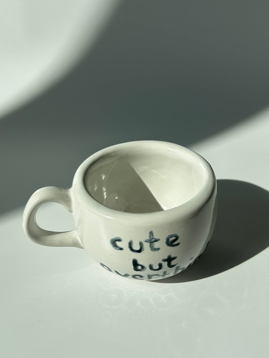 Cute But Overthinker - Küçük Kupa