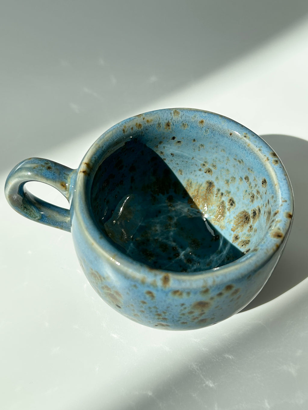 Speckled Blue - Küçük Kulplu Kupa