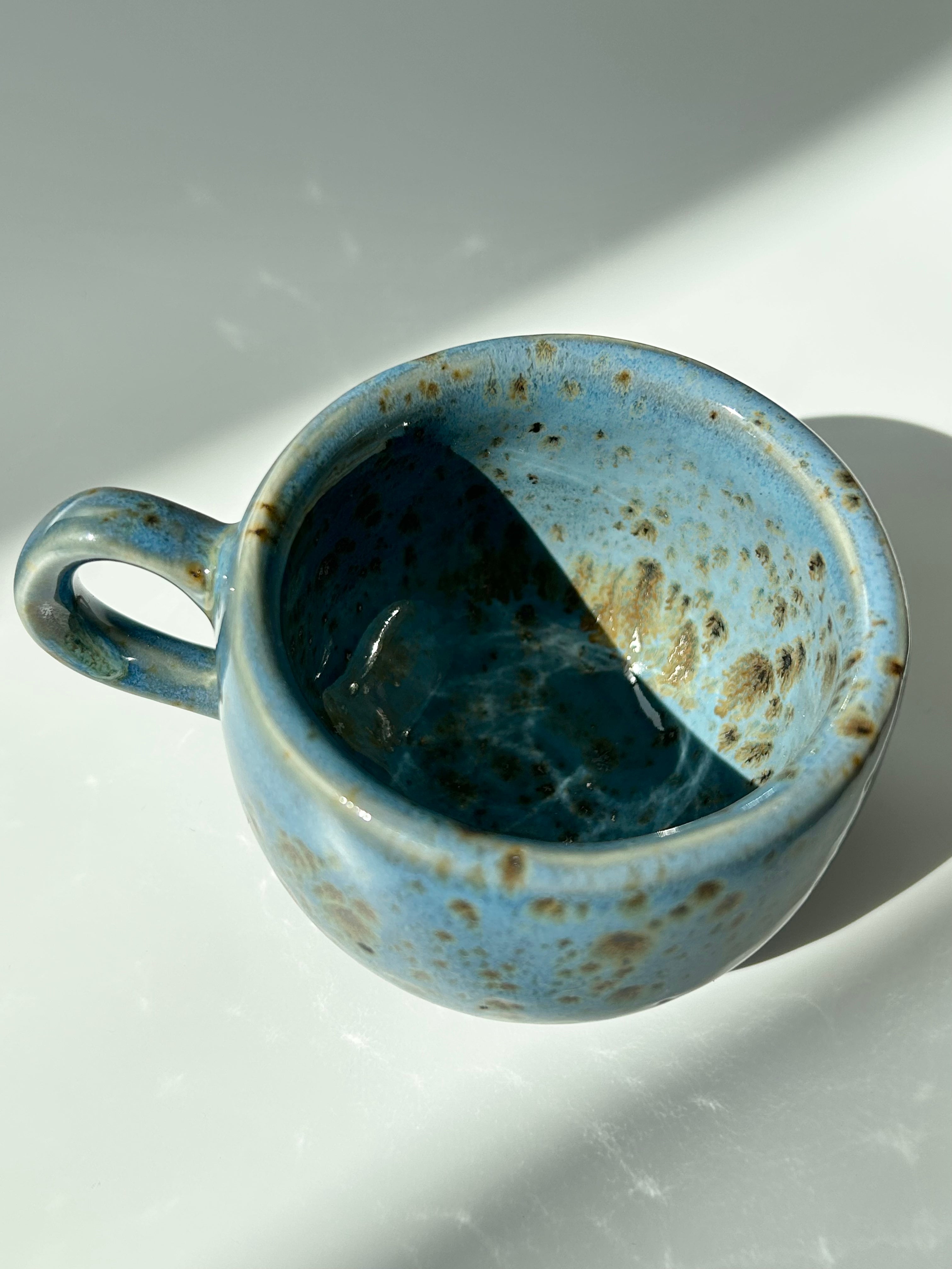 Speckled Blue - Küçük Kulplu Kupa
