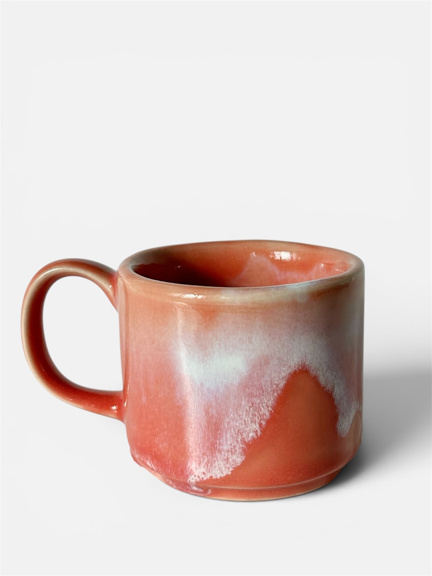 Pink Ocean Cup with Handle