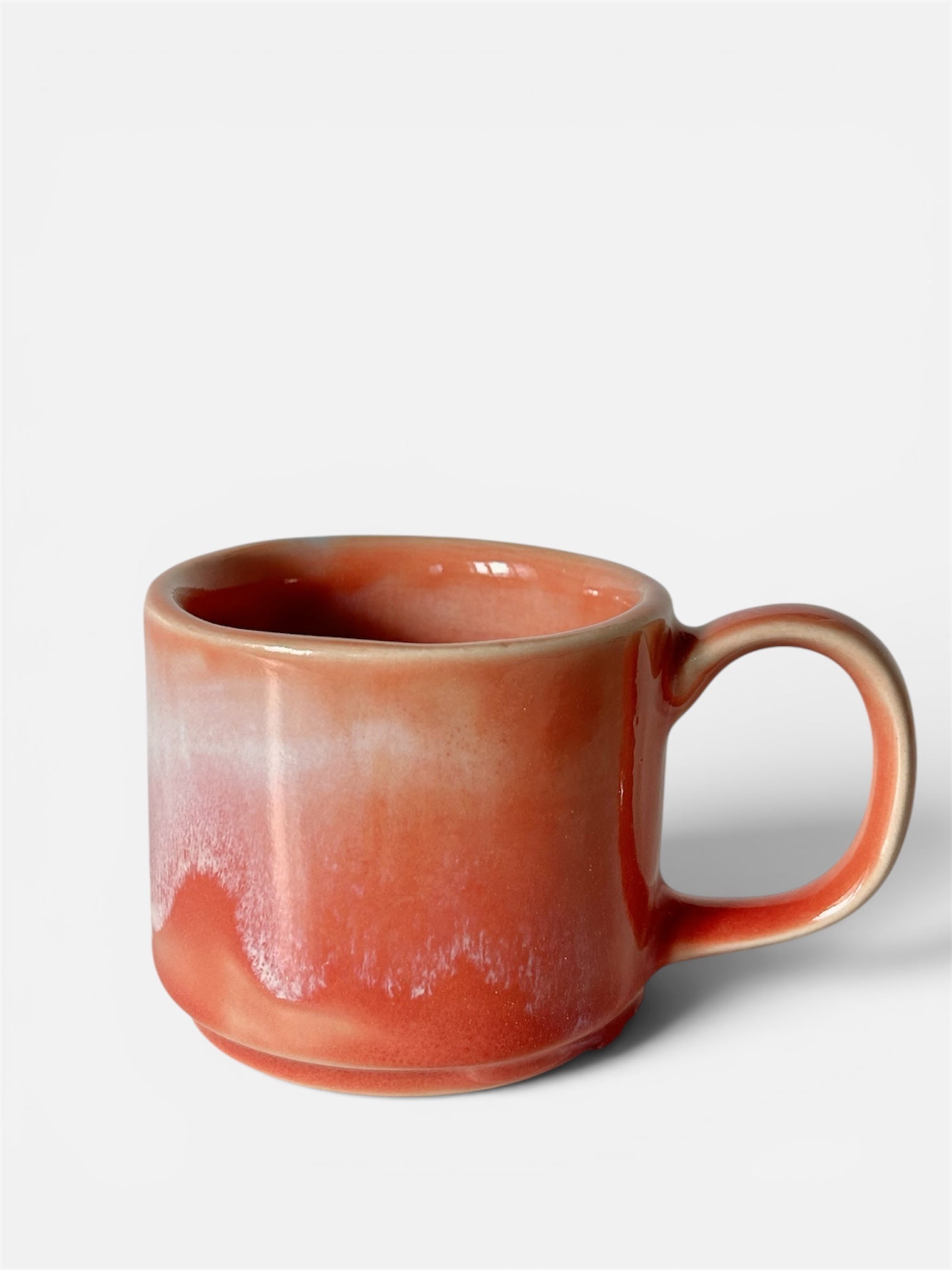 Pink Ocean Cup with Handle