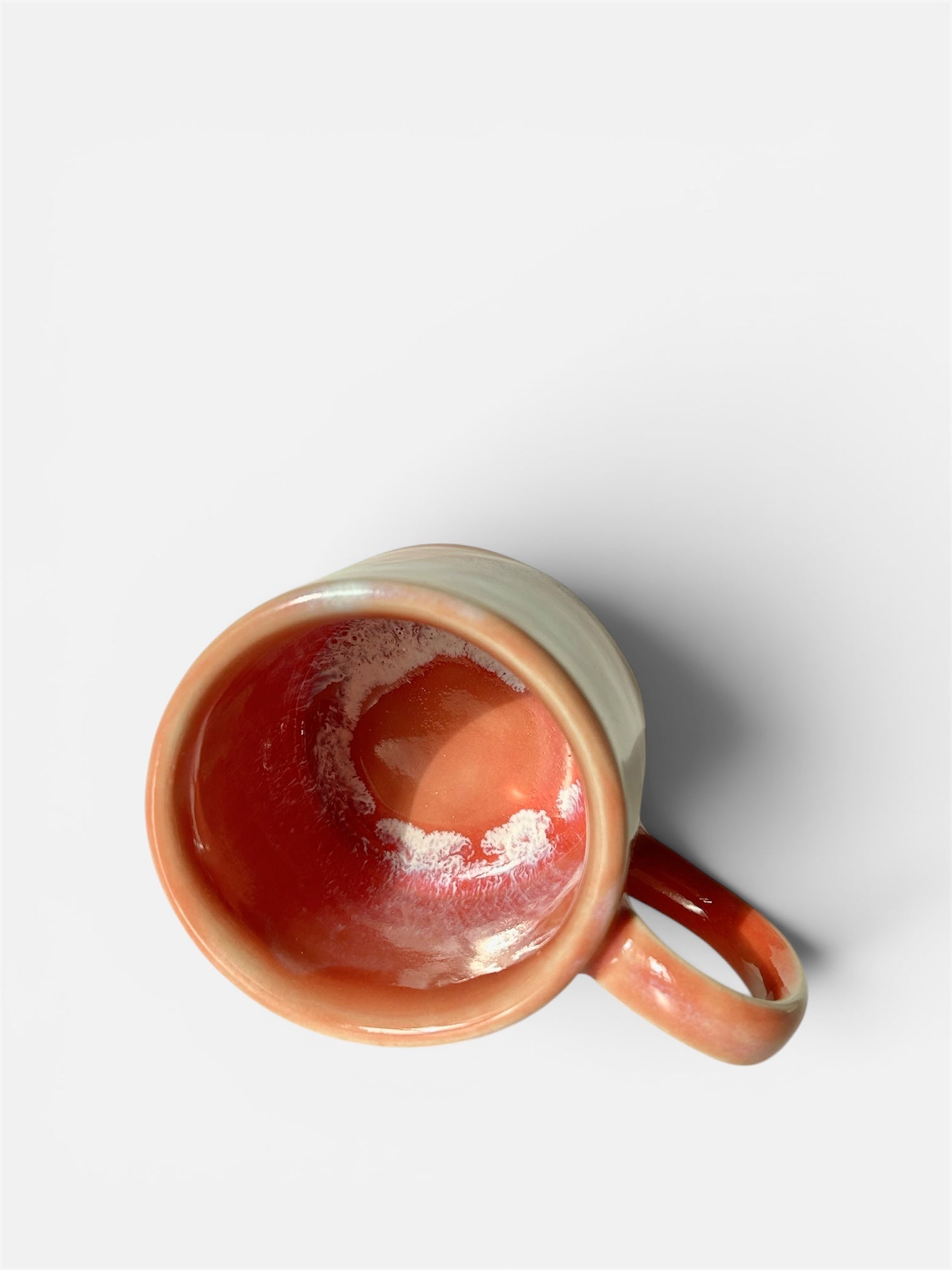 Pink Ocean Cup with Handle